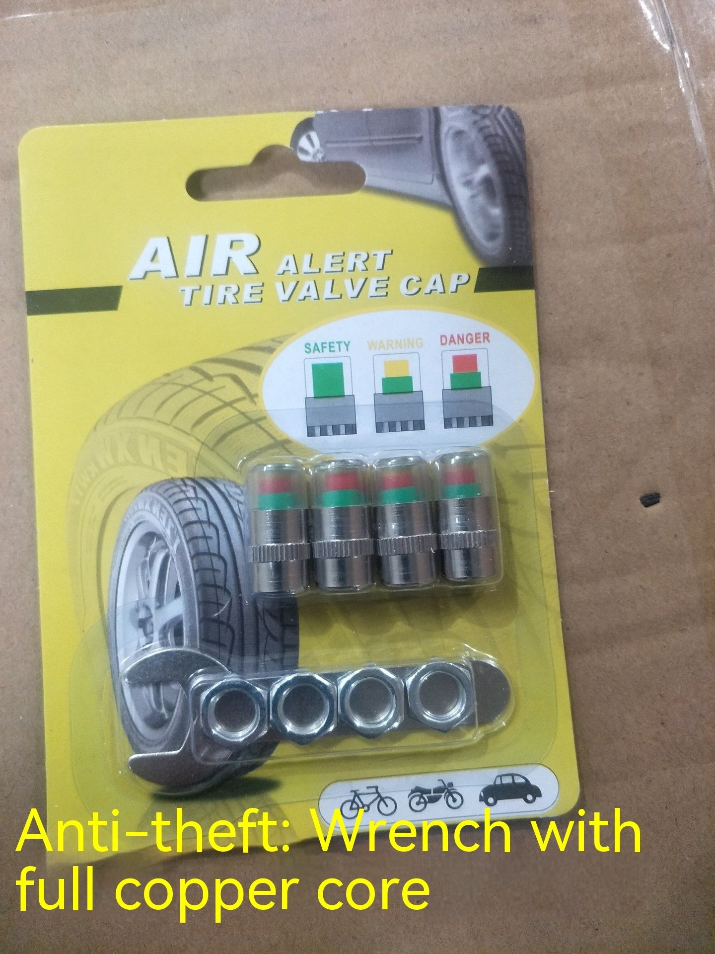 Car Wheel Tire Pressure Cover Detection Cap Monitoring Cap