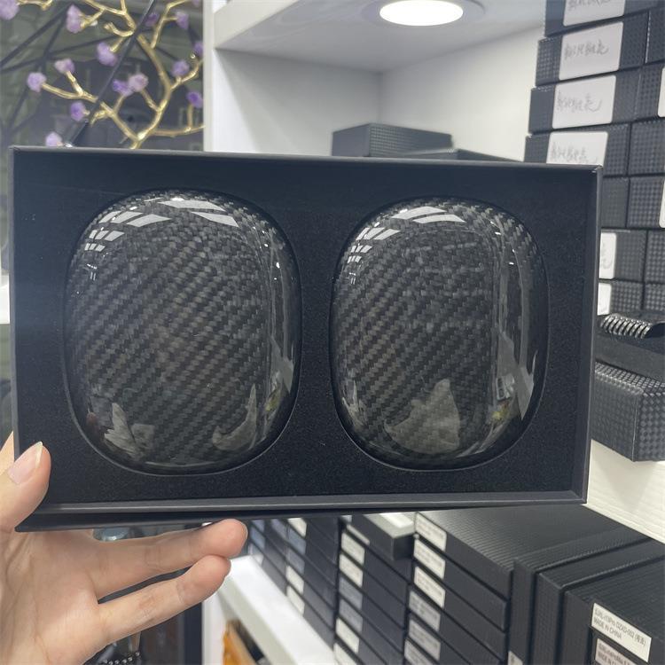 Compatible with Apple, Kevlar Protective Shell Carbon Fiber Earphone Shell