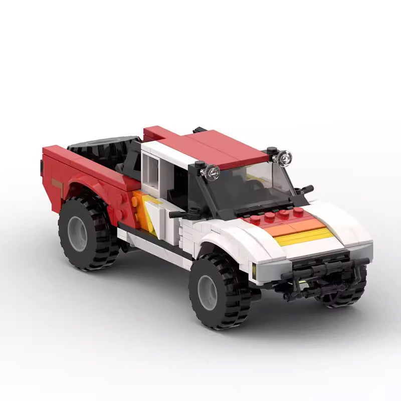 Compatible With Small Particles Diy Assembled Building Block Toys Truck Trolley Model Gift Decoration