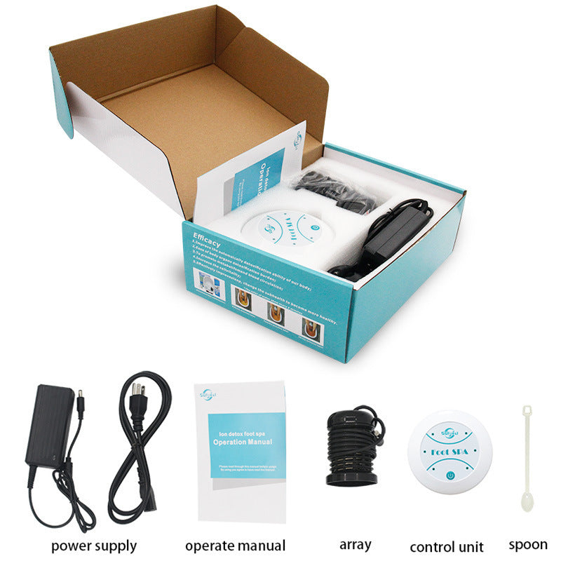 Mini Foot Massager Portable Round Ion Foot Bath Instrument