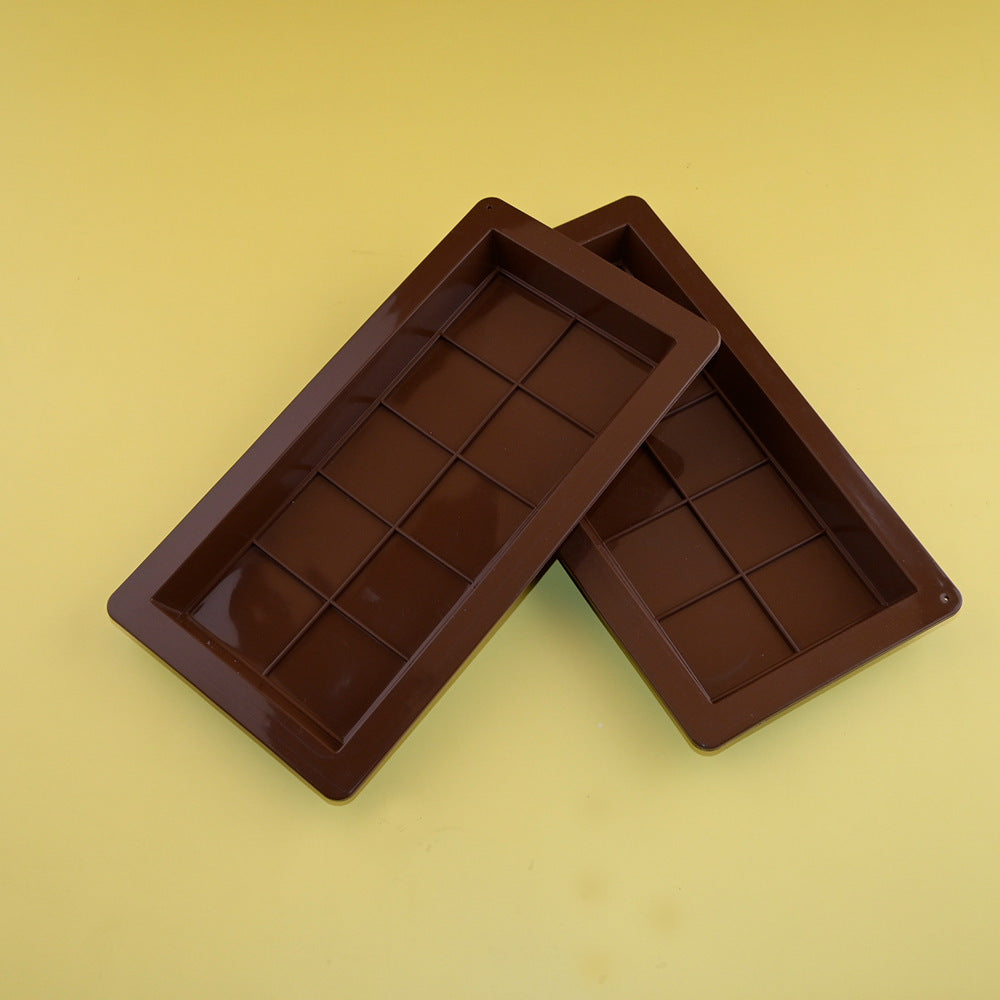 10-grid Large Chocolate Mold Edible Silicon Cake Mold