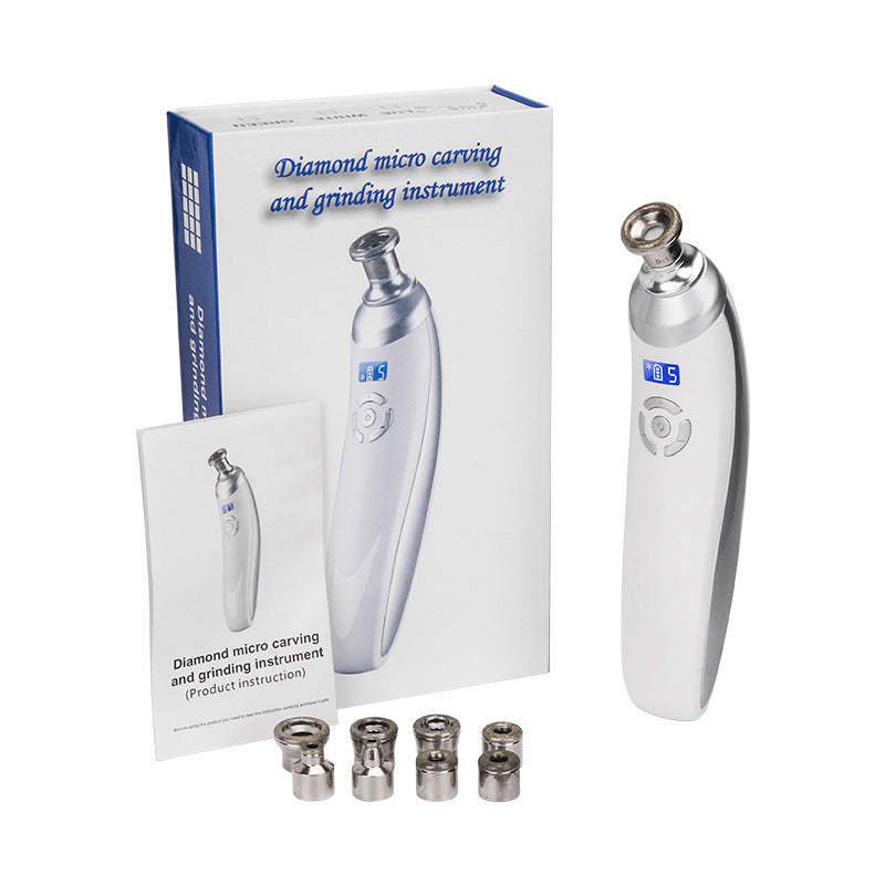 Handheld Diamond Micro Carving And Skin Grinding Instrument, Suction Blackhead Beauty Instrument
