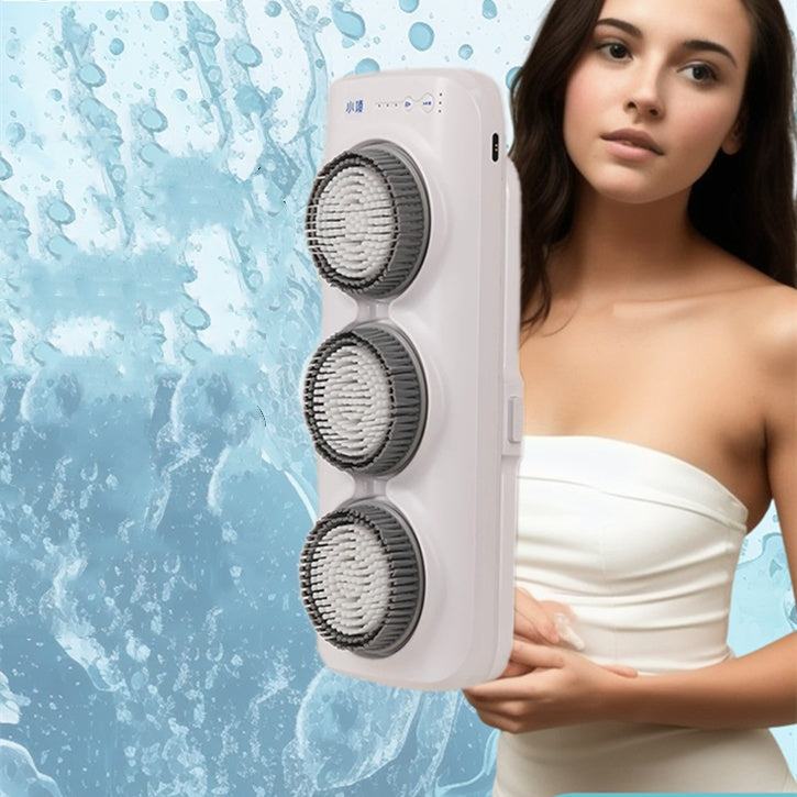 Automatic Multi-brush Head Exfoliator Electric Scrub