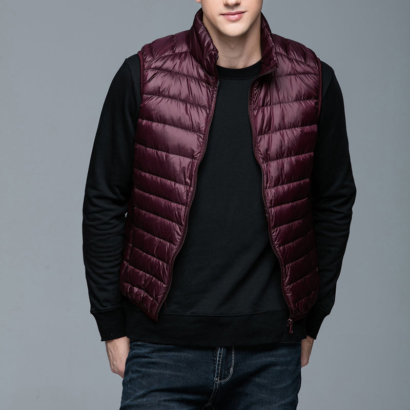 Vest Light White Duck Down Jacket