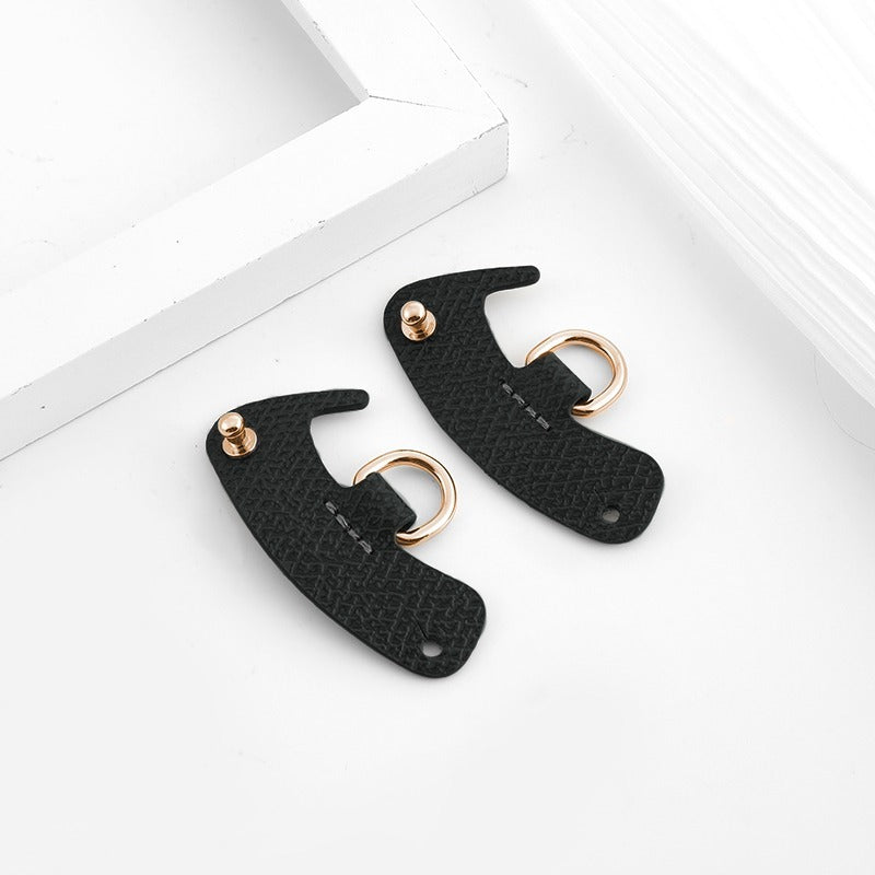 Small Modified Perforated Crossbody Strap