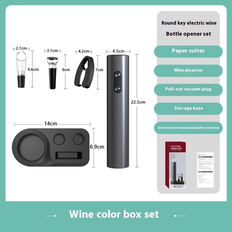 Electric Wine Bottle Opener Suit Automatic Wine Bottle Screwdriver