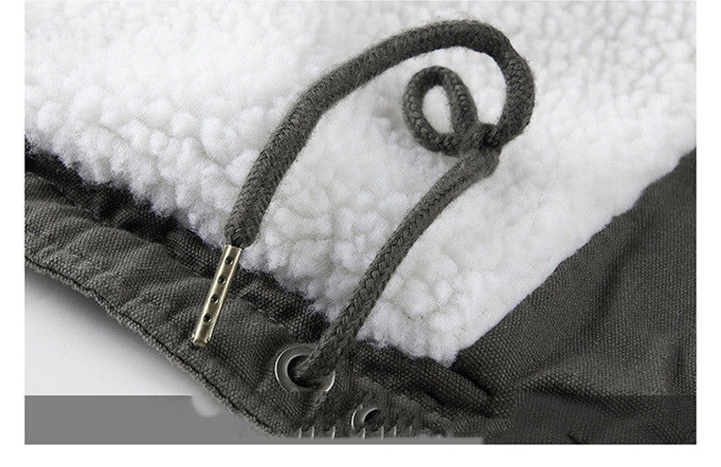 Men's Plus Fleece Padded Workwear Jacket