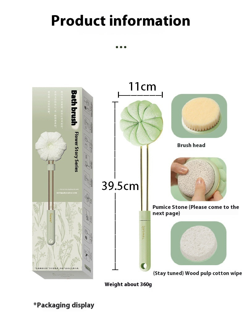 Bath Brush Soft Hair Japanese Long Handle