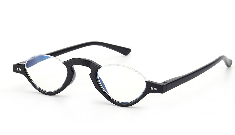 Anti-blue Light Lens Half Frame Reading Glasses High-end New Fashion