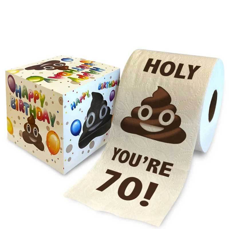 Creative Stool Tissue Happy Birthday Decorative Roll Paper