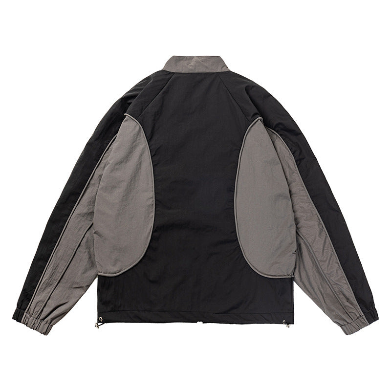 Men's Fashion Casual Patchwork Outdoor Jacket