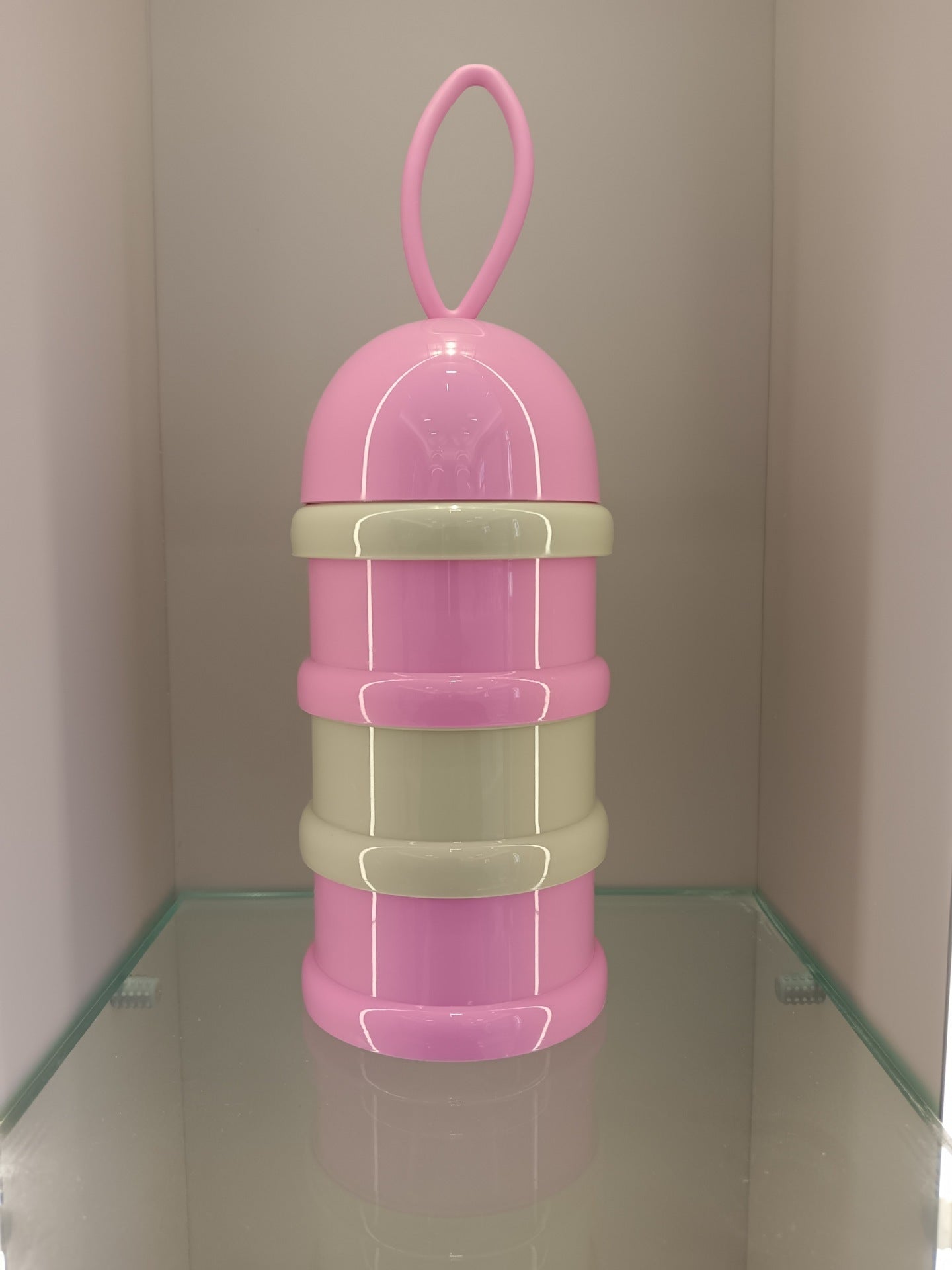 Colored Baby Three-layer Milk Powder Boxes Independent Layered Milk Container