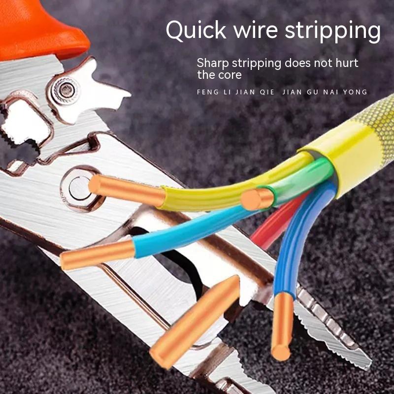 Stylish 7-in-1 Multifunctional Wire Stripping Pliers