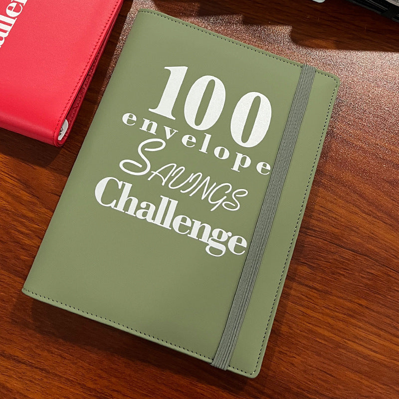 100 Days Challenge Hand Account Deposit And Savings Notebook