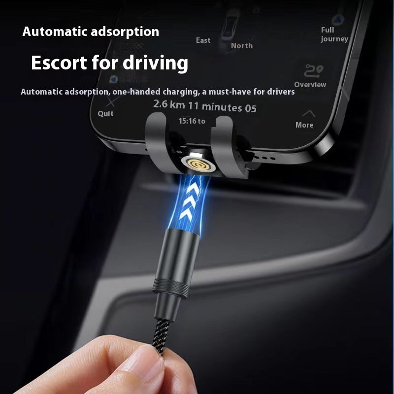 Magnetic Three-in-one Fast Charge Data Cable