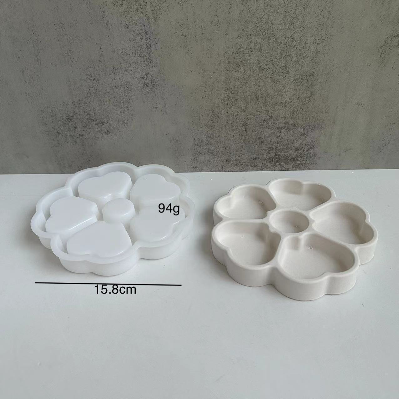 Tray Silicone Mold Gypsum Dish Epoxy Mold