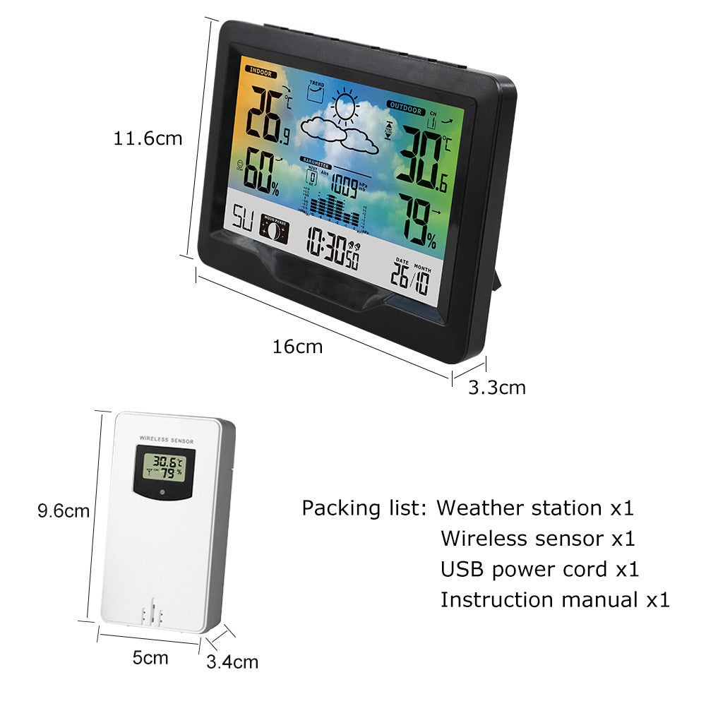 Calendar Weather Station Electronic Alarm Clock
