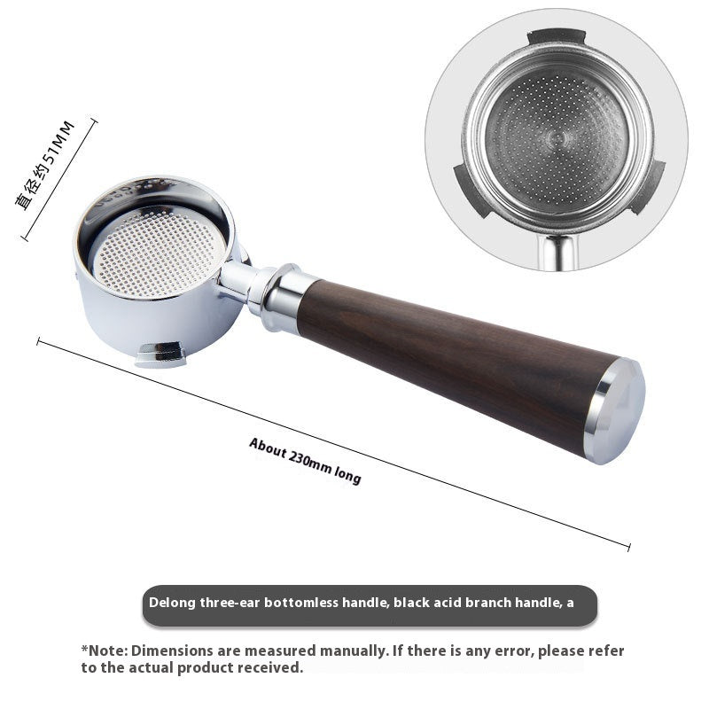 51mm Coffee Machine Handle Modified Solid Wood Handle