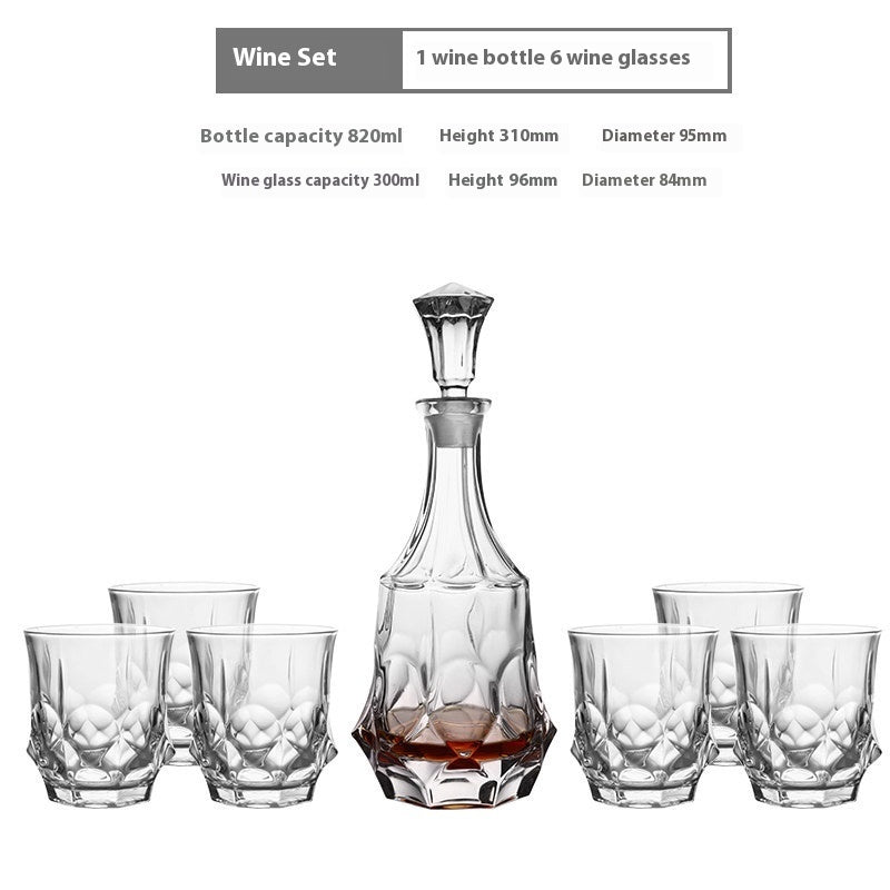 Creative Whiskey Liquor Glass Suit