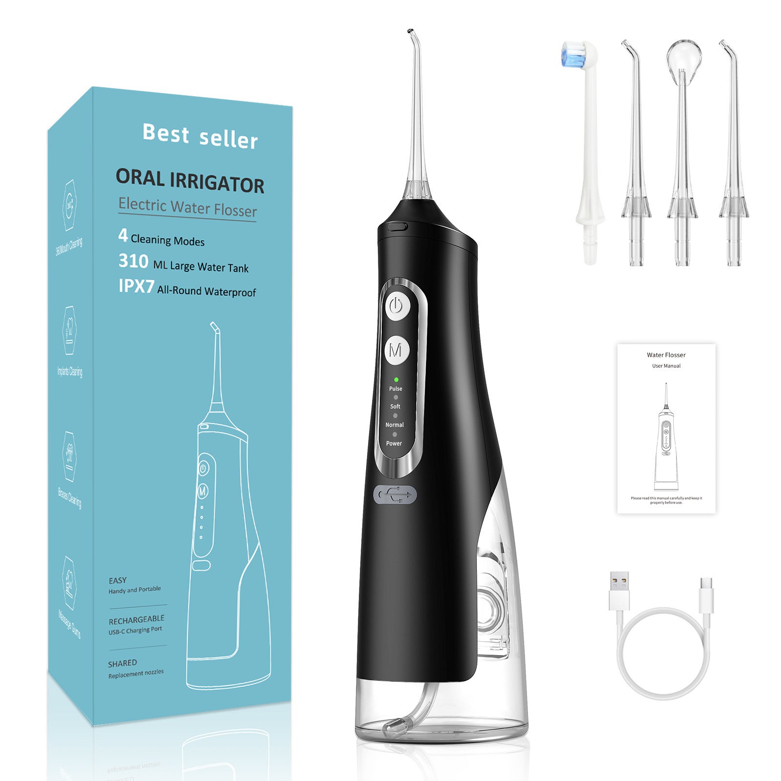 Dental Irrigator Pulse Electric Portable Dental Irrigator