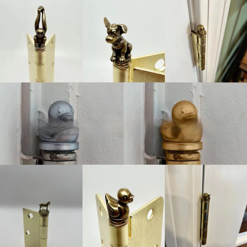 Creative Resin Brass Crafts Door Clip Hinge
