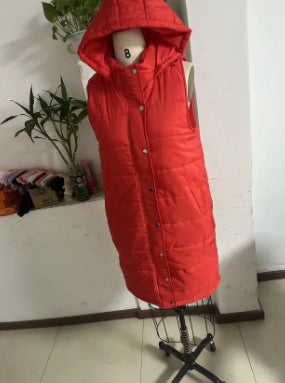 Loose Casual Fashion Single-breasted Sleeveless Jacket