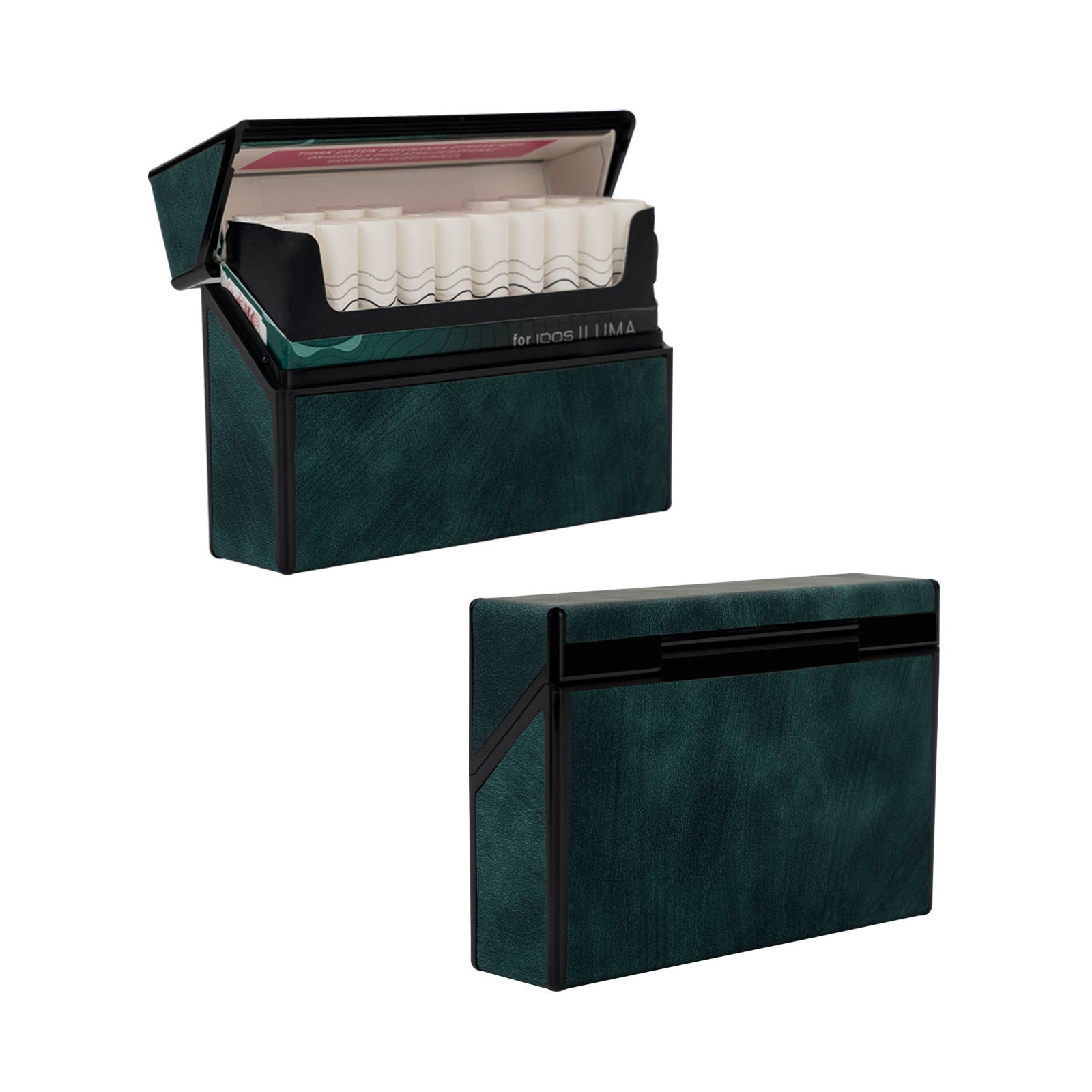 Cigarette Case 20 PCs PC Stickers Leather All-inclusive Storage Box