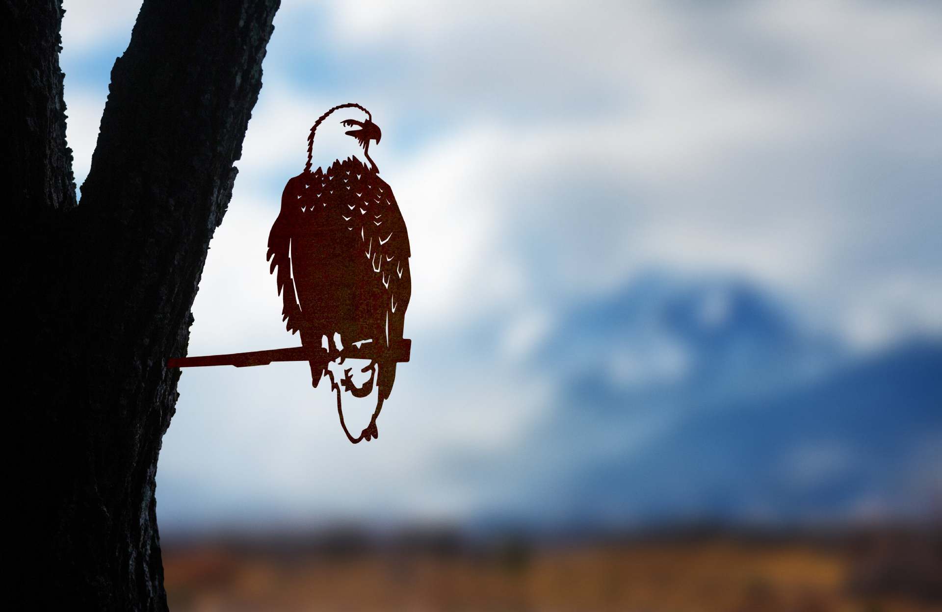 Owl Bird Hummingbird Woodpecker Silhouette Garden Plug-in