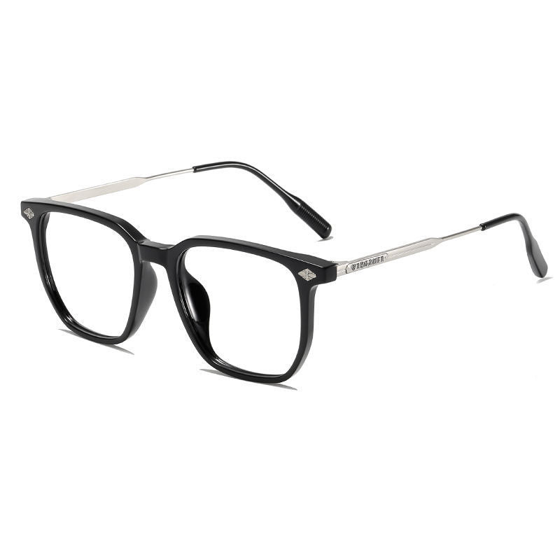 Anti-blue Light Glasses Men's Business Box Myopia Degrees