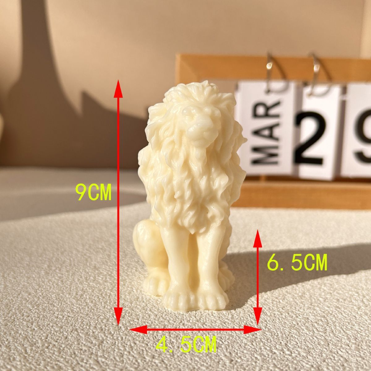 Sitting Lion Candle Silicone Mold