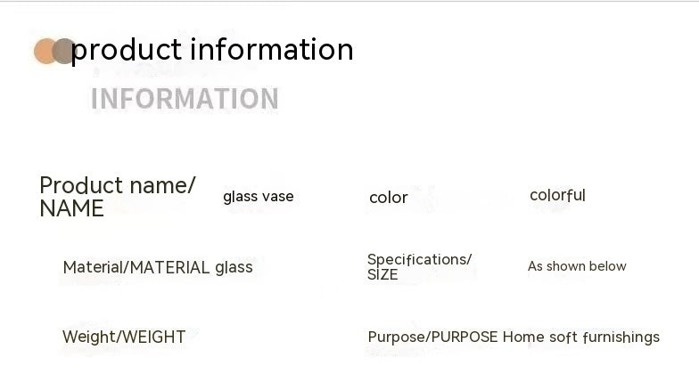 Hand-blown Glass Vase Conch Shell Living Room Crafts Ornaments