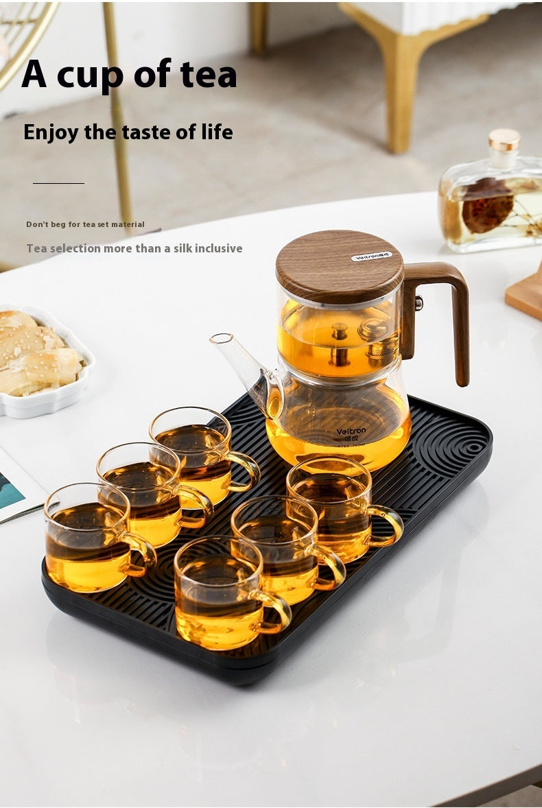 Household Thickened Borosilicate Magnetic Glass Type Elegant Cup
