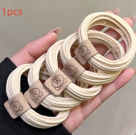 Cute Fashion Bear High Elastic Rubber Band For Women