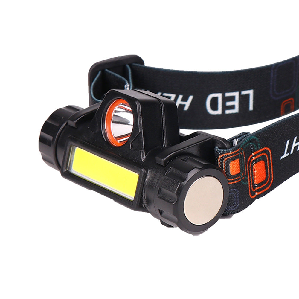 Head Mounted Bright Flashlight With Rechargeable