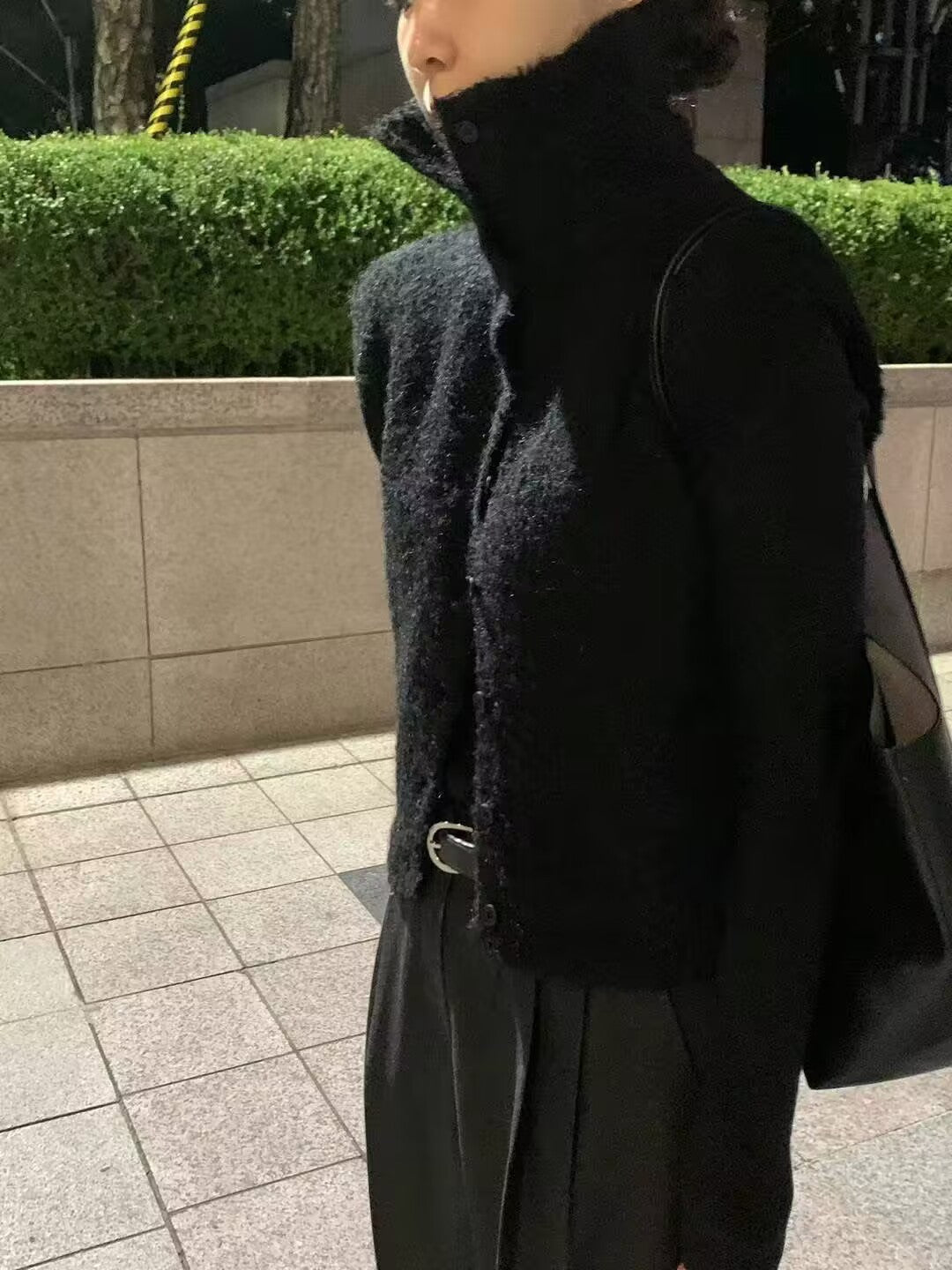 Casual Plus Size Turtleneck Knitted Waistcoat Vest