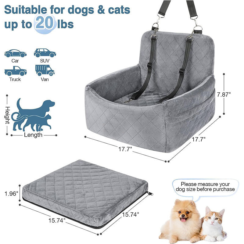Car Mat Front And Rear Row Dog Out Safety Seat