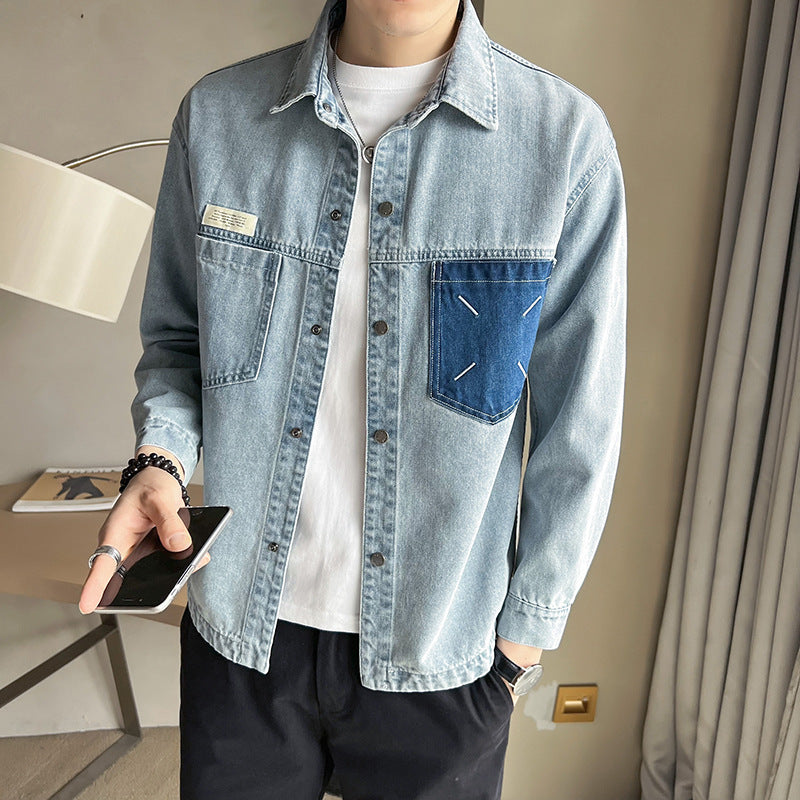 Fashion Brand Workwear Denim Shirt
