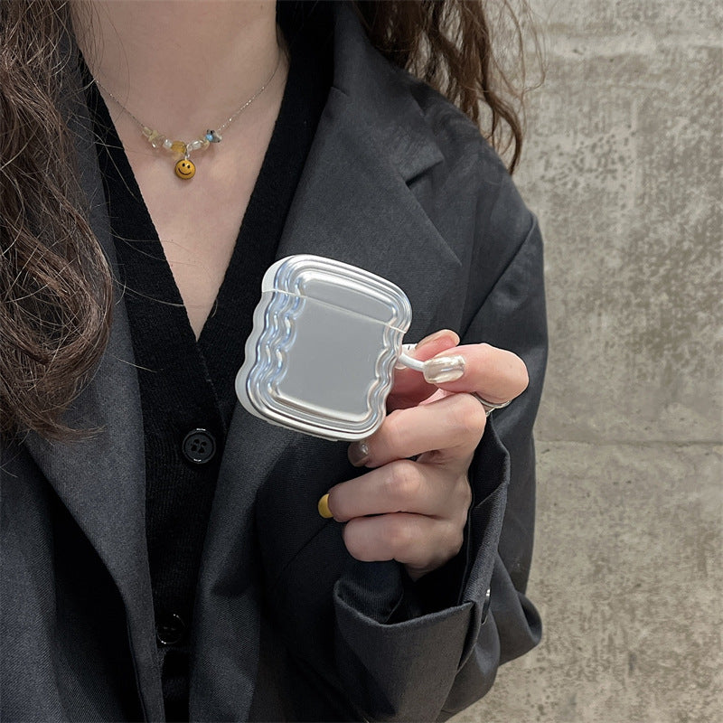 Electroplated Silver Gold Earphone Case Protective Sleeve Soft