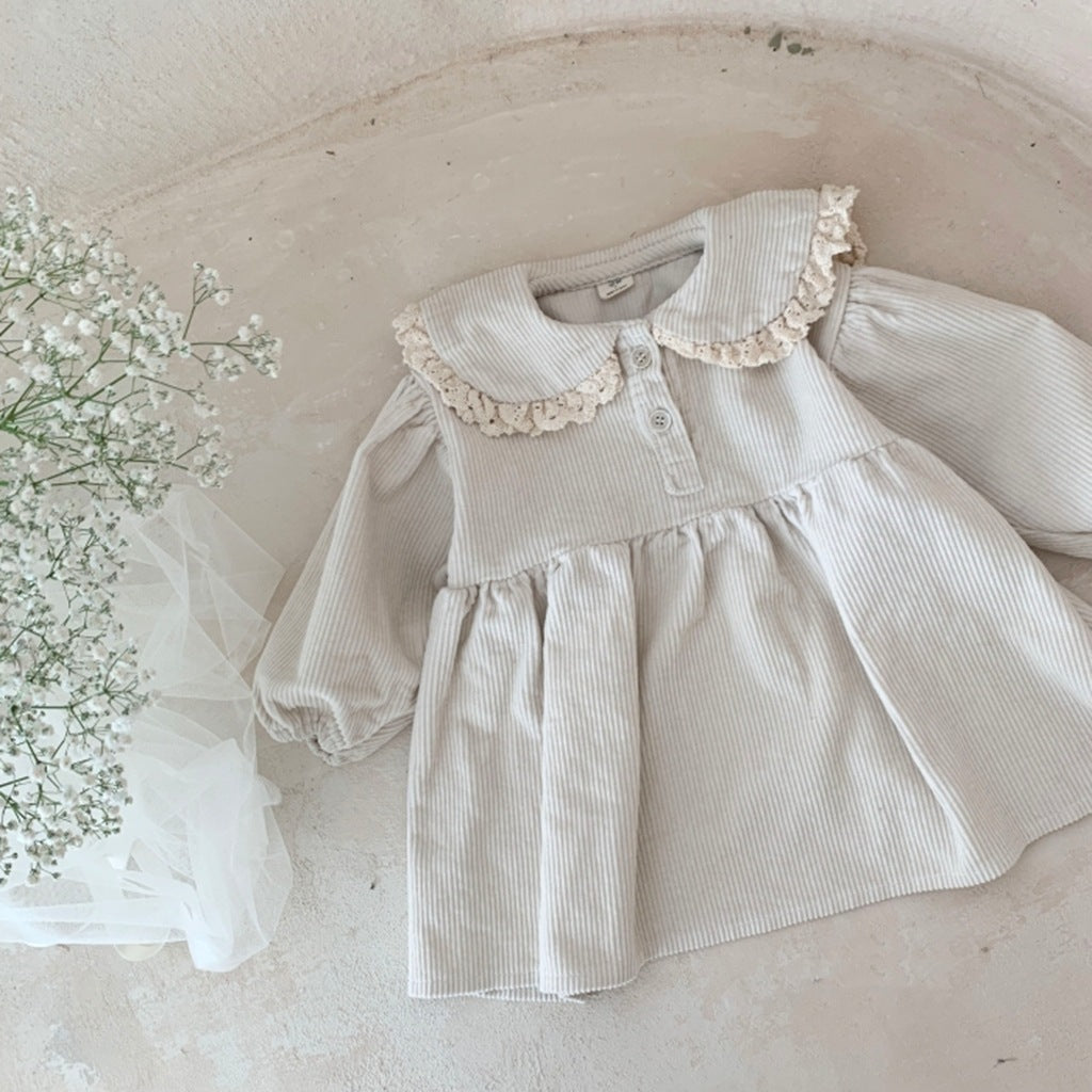 Girl's Baby Lace Doll Collar Dress