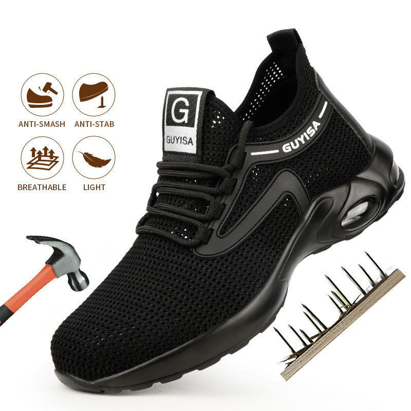 Men's Anti-smash And Anti-puncture Work Shoes