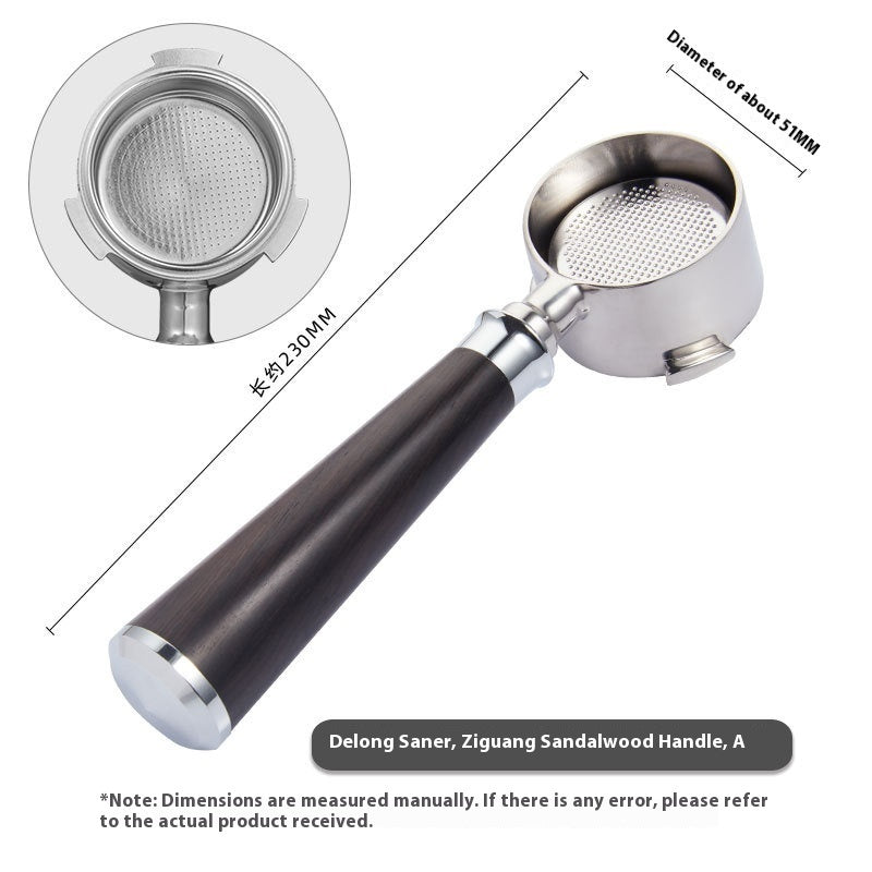 51mm Coffee Machine Handle Modified Solid Wood Handle