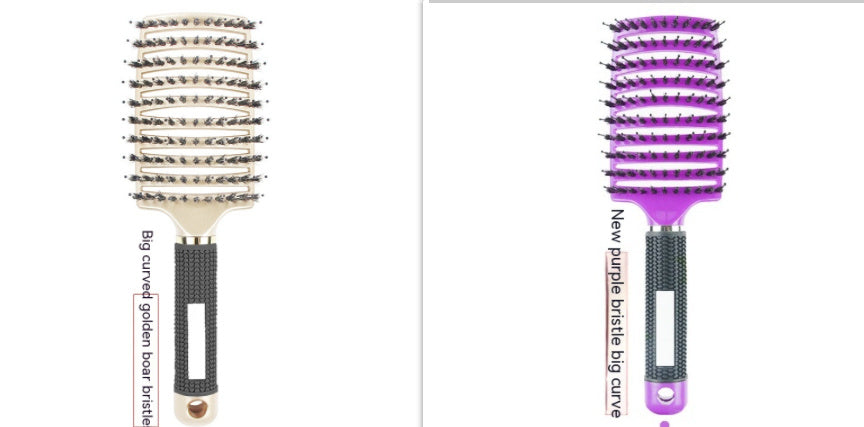 Big Curved Comb Bristle Massage Comb Eight Claws