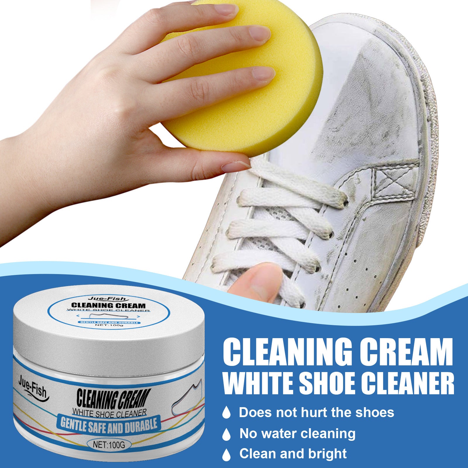 Clean And Remove Stains On Non Washable Sports Canvas Shoes, Which Is A Whitening Tool With Just One Wipe
