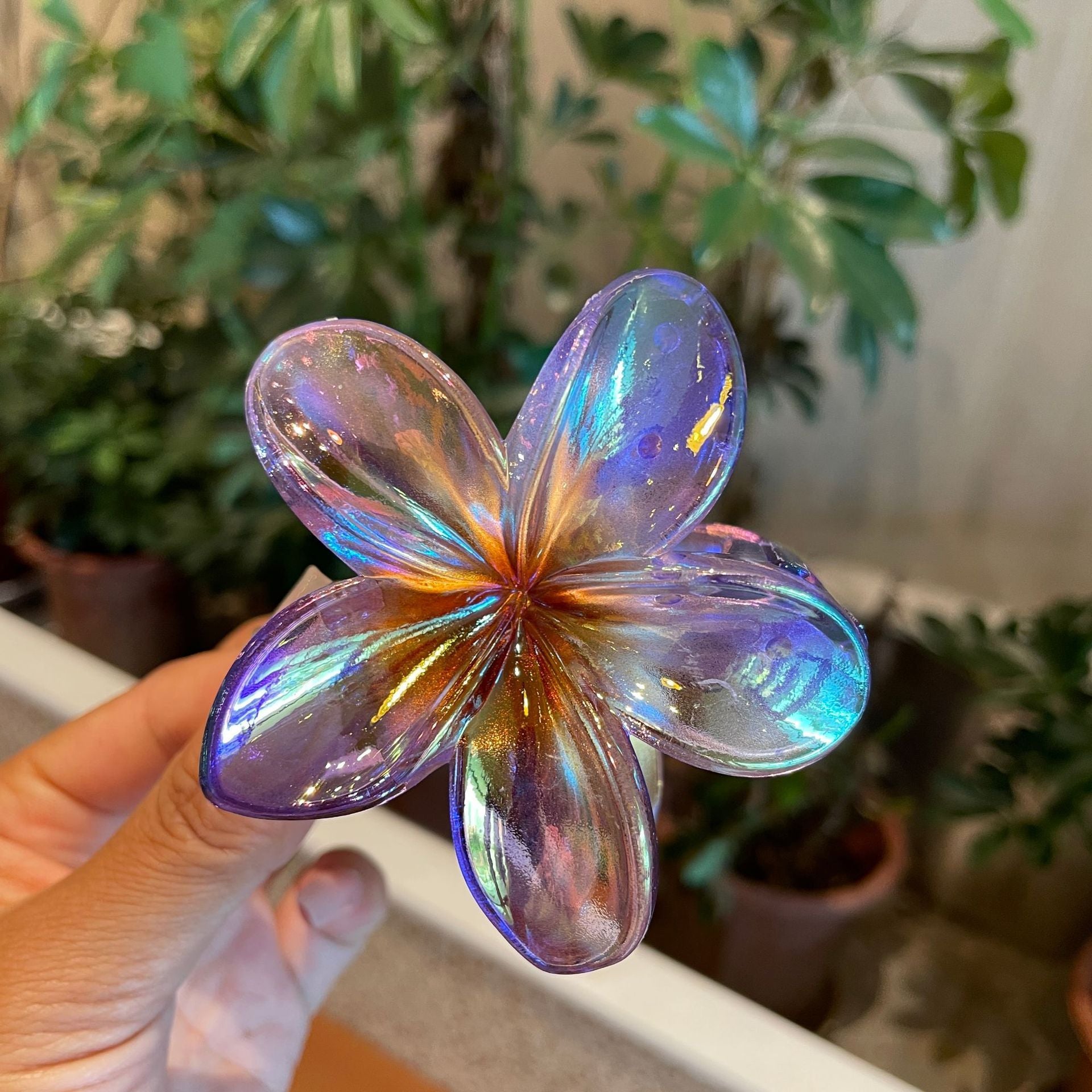 Flower Barrettes Women's Colorful Updo Gadget Hair Accessories