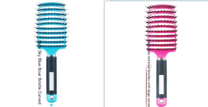 Big Curved Comb Bristle Massage Comb Eight Claws