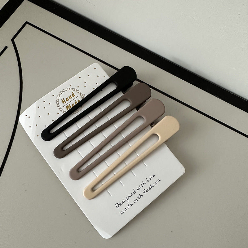 Coffee Color Series Barrettes Combination Retro Temperament