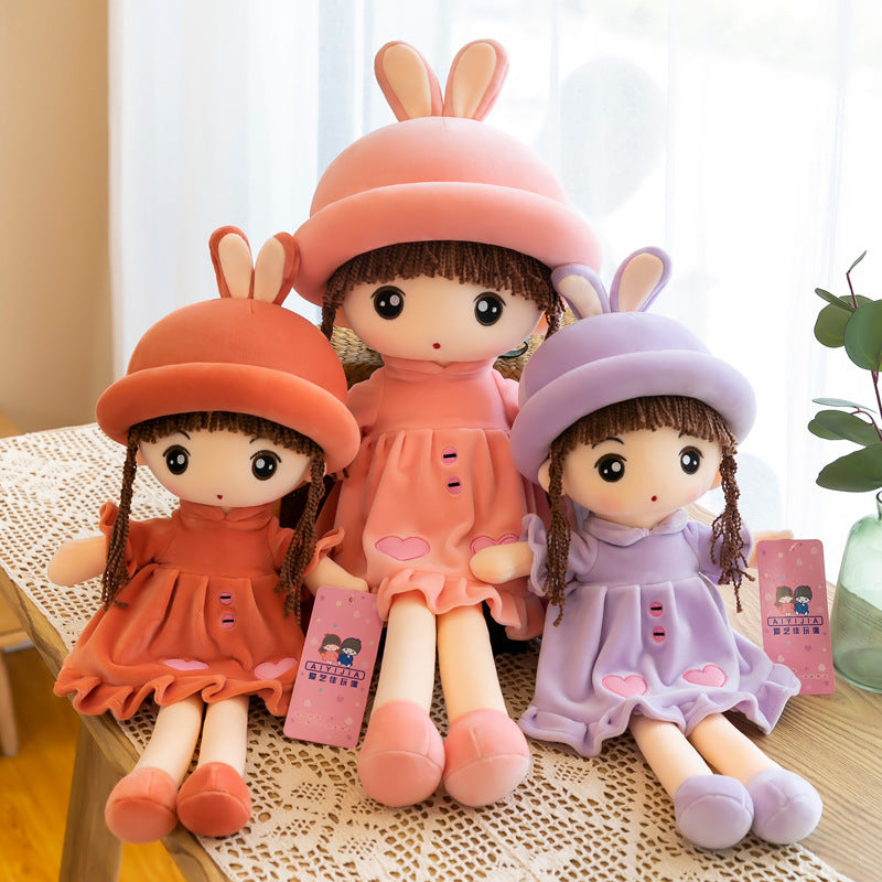 Girl Cute Rabbit Plush Toy Cartoon Doll