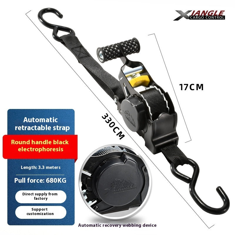 Automatic Shrinkage Binding Belt Of Tensioner Luggage Rope