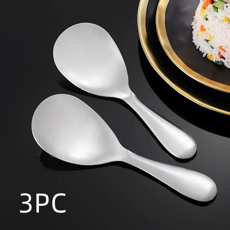 Stainless Steel Meal Spoon Long Handle Large Household
