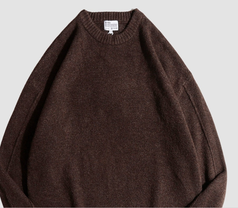 Men's Round Neck Long Sleeve Sweater